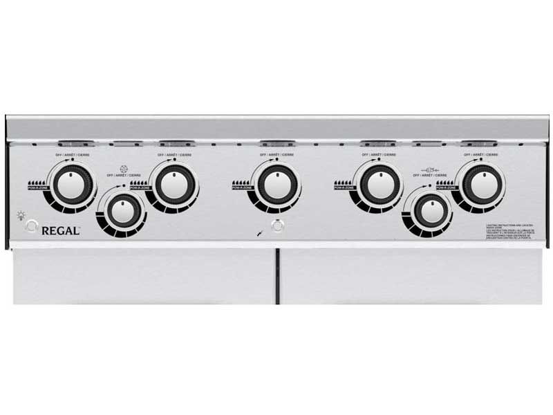 Broil King Regal S590 Pro IR 5-Burner Gas Grill With Rotisserie & Infrared Side Burner