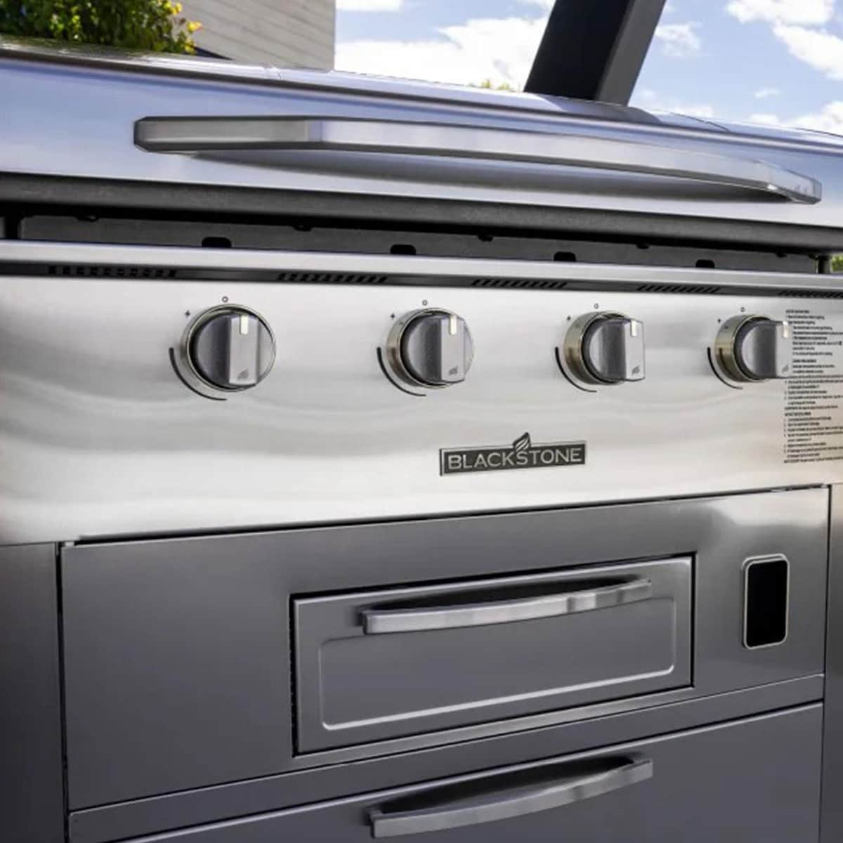 Blackstone Select 36 Inch Griddle Air Fryer Combo W/ Dual Side Tables & Storage Drawers (6006)