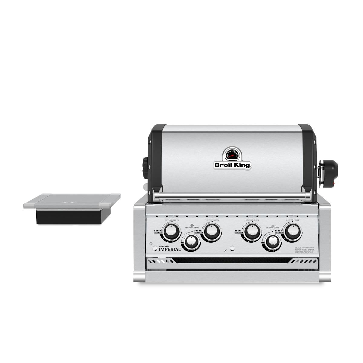 Broil King Imperial S490 4-Burner Built-In Gas Grill With Rotisserie & Side Burner