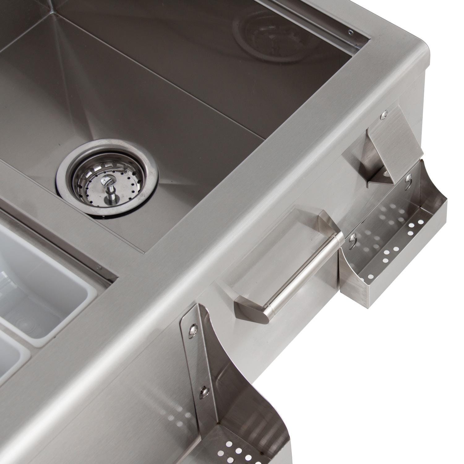 Centro de bebidas Blaze de 30 pulgadas con fregadero y enfriador de hielo 