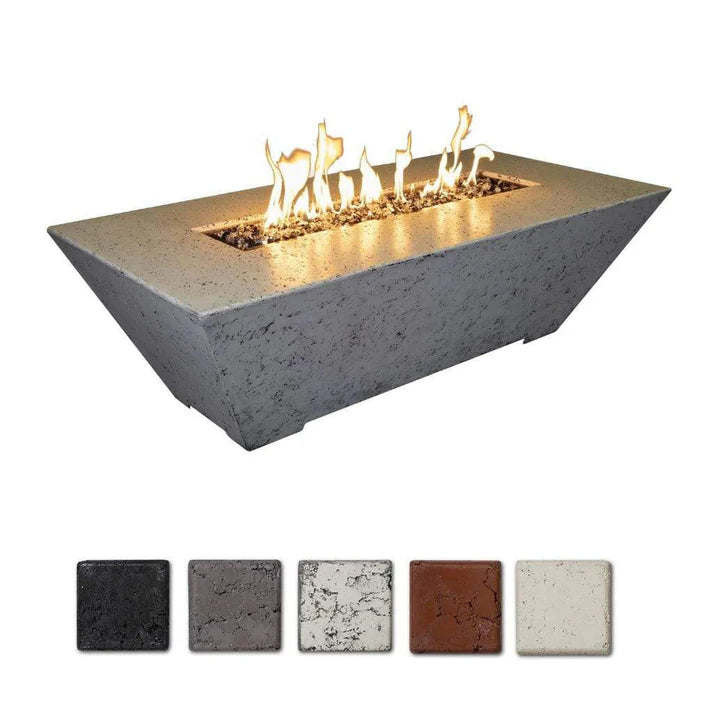 Athena Olympus LP Rectangle Fire Pit - Color Various