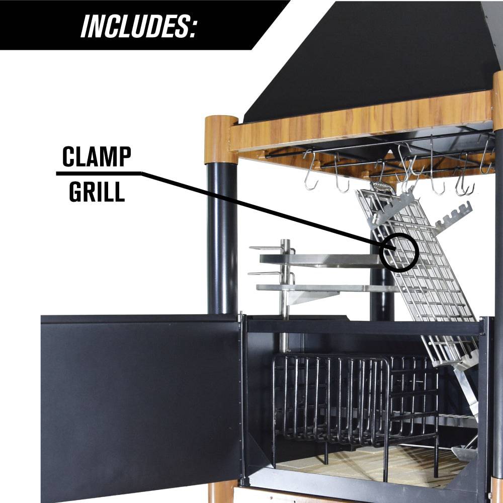 Tagwood BBQ Beast Argentine Wood Fire & Charcoal Grill - BBQ02SI
