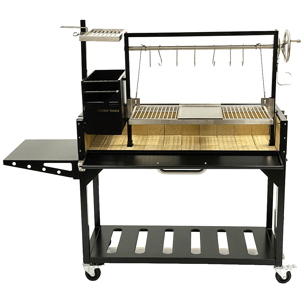 Tagwood BBQ Fully Assembled Argentine Santa Maria Wood Fire & Charcoal Grill - BBQ03SIF