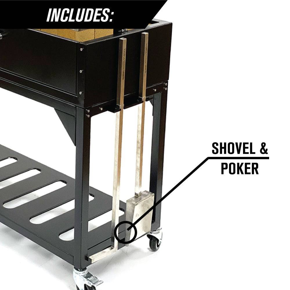 Tagwood BBQ Fully Assembled Argentine Santa Maria Wood Fire & Charcoal Grill (BBQ03SIF)