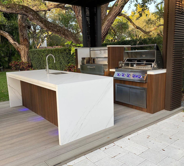 Tagwood BBQ Fully Assembled Built-In Santa Maria Argentine Wood Fire & Charcoal Grill - BBQ05SSF
