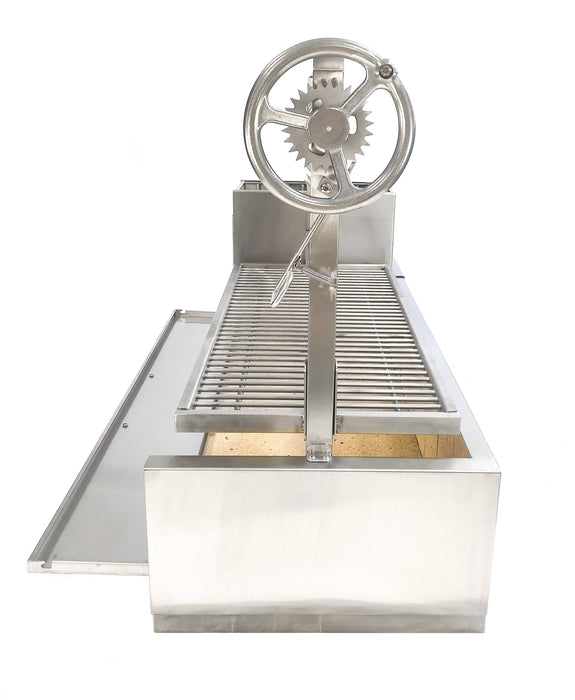 Tagwood BBQ Fully Assembled Built-In Santa Maria Argentine Wood Fire & Charcoal Grill - BBQ05SSF