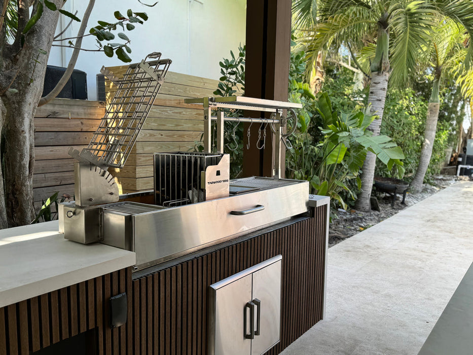 Tagwood BBQ Argentine Santa Maria Wood Fire & Charcoal Grill - BBQ08SS