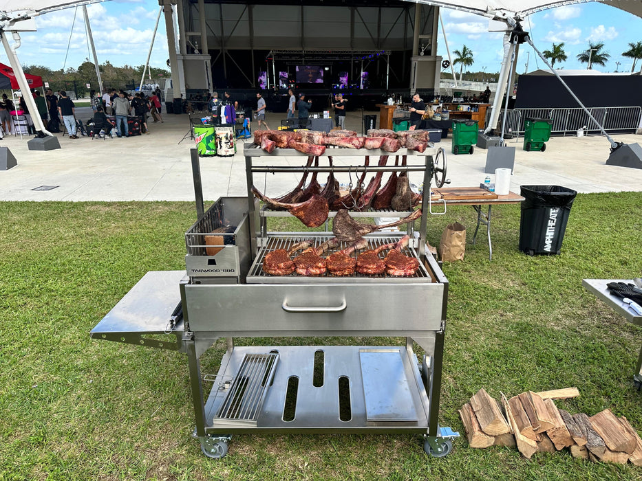 Tagwood BBQ XL Argentine Santa Maria Wood Fire & Charcoal Grill - BBQ23SS