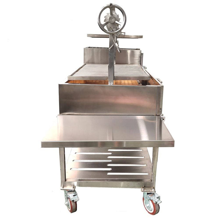 Tagwood BBQ XL Double Argentine Santa Maria Wood Fire & Charcoal Grill - BBQ24SS