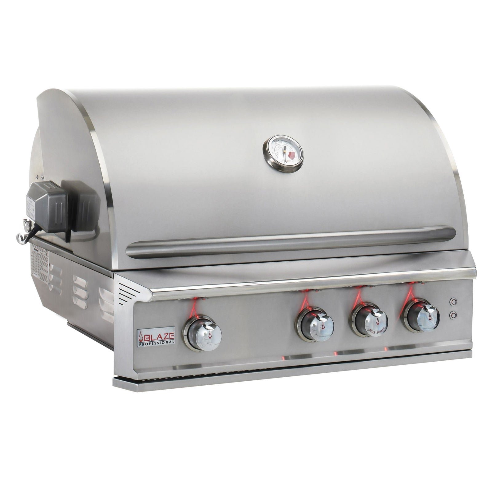 Blaze Professional LUX 34-Inch 3-Burner Built-In Gas Grill With Rear Infrared Burner (BLZ-3PRO)