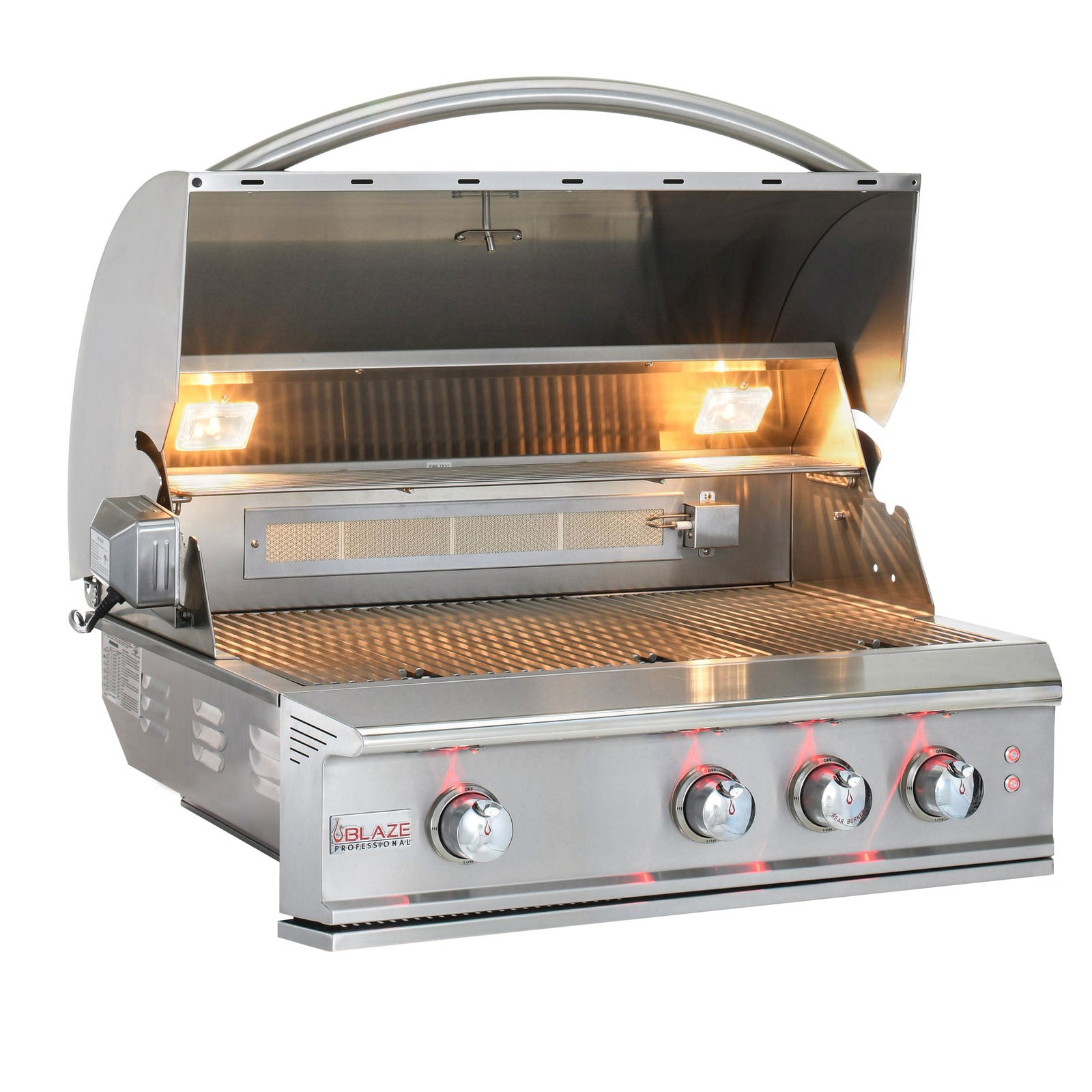 Blaze Professional LUX 34-Inch 3-Burner Built-In Gas Grill With Rear Infrared Burner (BLZ-3PRO)