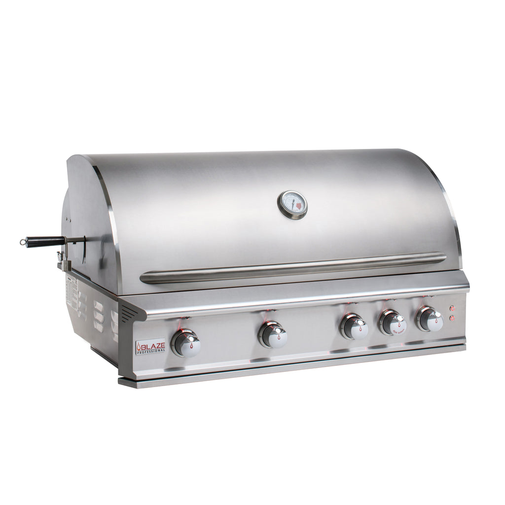 Blaze Professional LUX 44-Inch 4 Burner Built-In Gas Grill With Rear Infrared Burner (BLZ-4PRO)
