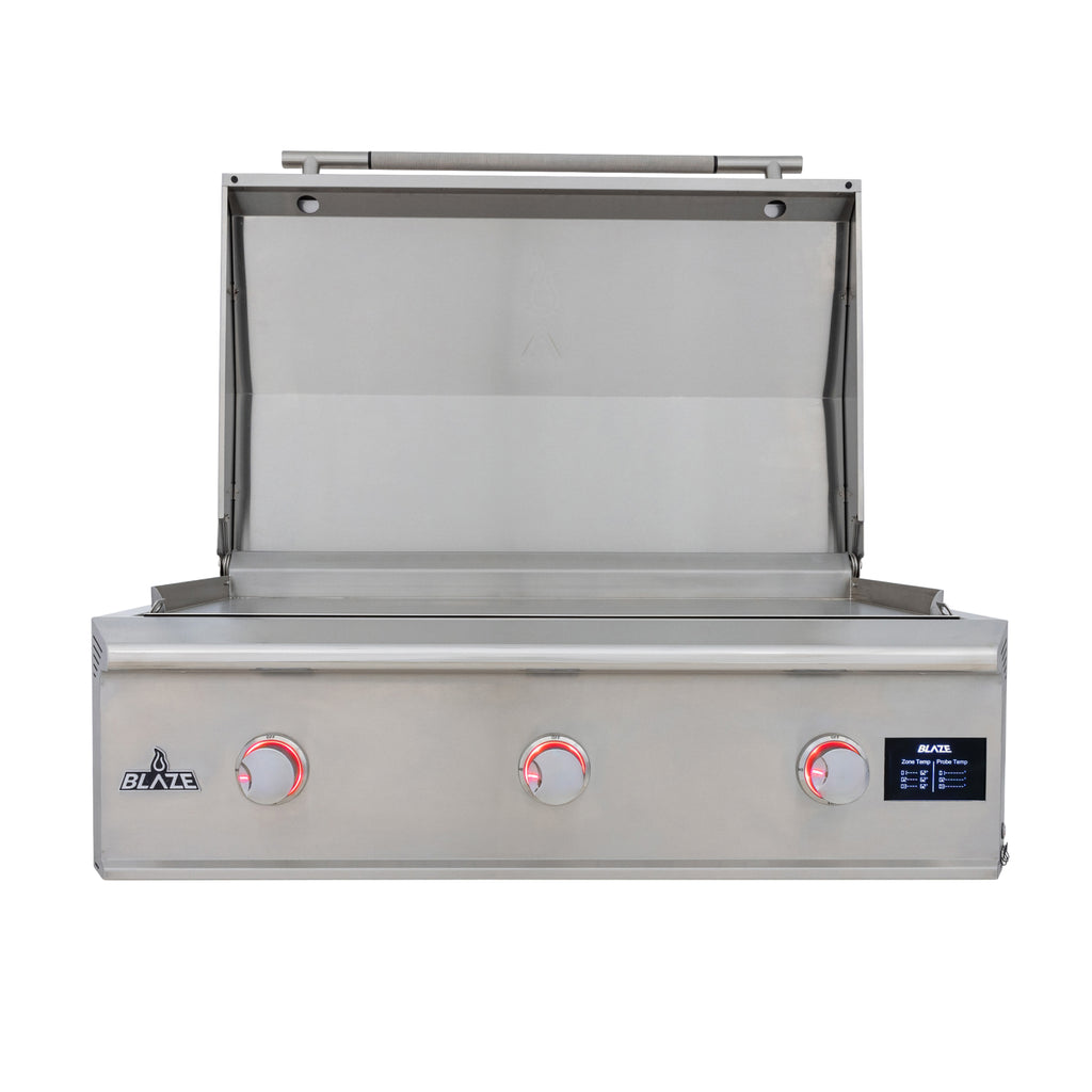 Blaze LTE PRO 40-Inch Gas Griddle w/Digital Temperature Screen & Lift-Assist Lid (BLZ-GRIDDLE40)