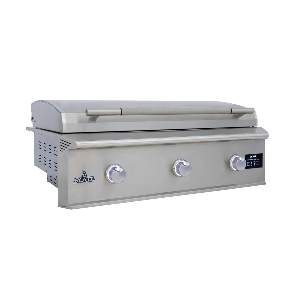 Blaze LTE PRO 40-Inch Gas Griddle w/Digital Temperature Screen & Lift-Assist Lid (BLZ-GRIDDLE40)