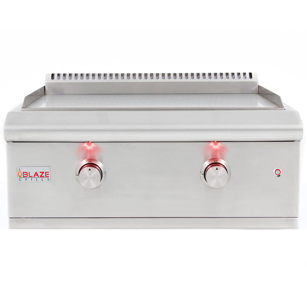 Blaze LTE 30-Inch Built-in Gas Griddle with Lights (BLZ-GRIDDLE-LTE)
