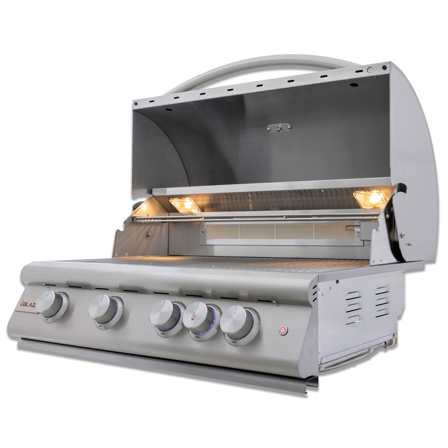 Blaze LTE+ 32-Inch 4-Burner Built-In Gas Grill w/ Lift-Assist Hood & Rear Infrared Burner (BLZ-4LTE3)