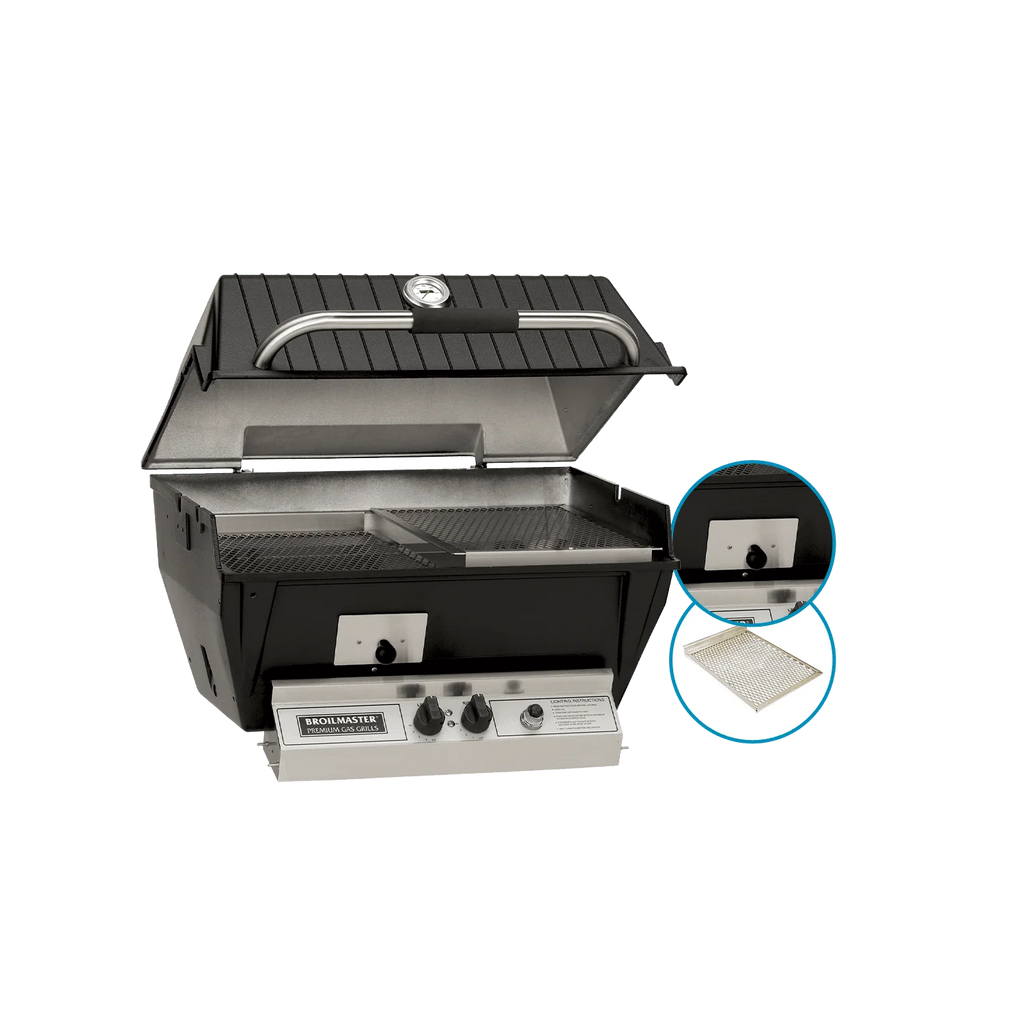 Broilmaster Specialty Series Slow Cooker Q3X Cast Aluminum Grill Head (Q3X)