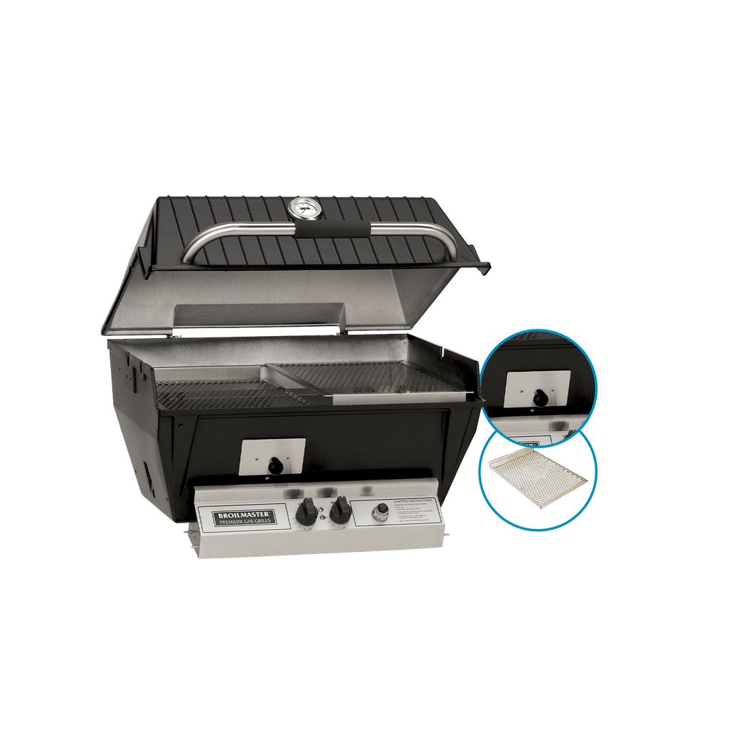 Broilmaster Specialty Series Slow Cooker Q3X Cast Aluminum Grill Head (Q3X)