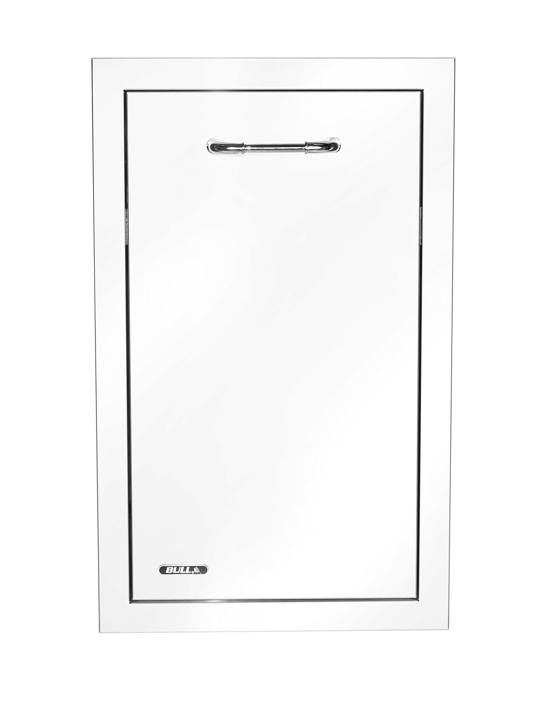 Bull 16-Inch Stainless Steel Narrow Trash/Recycle Drawer with Reveal (56960)