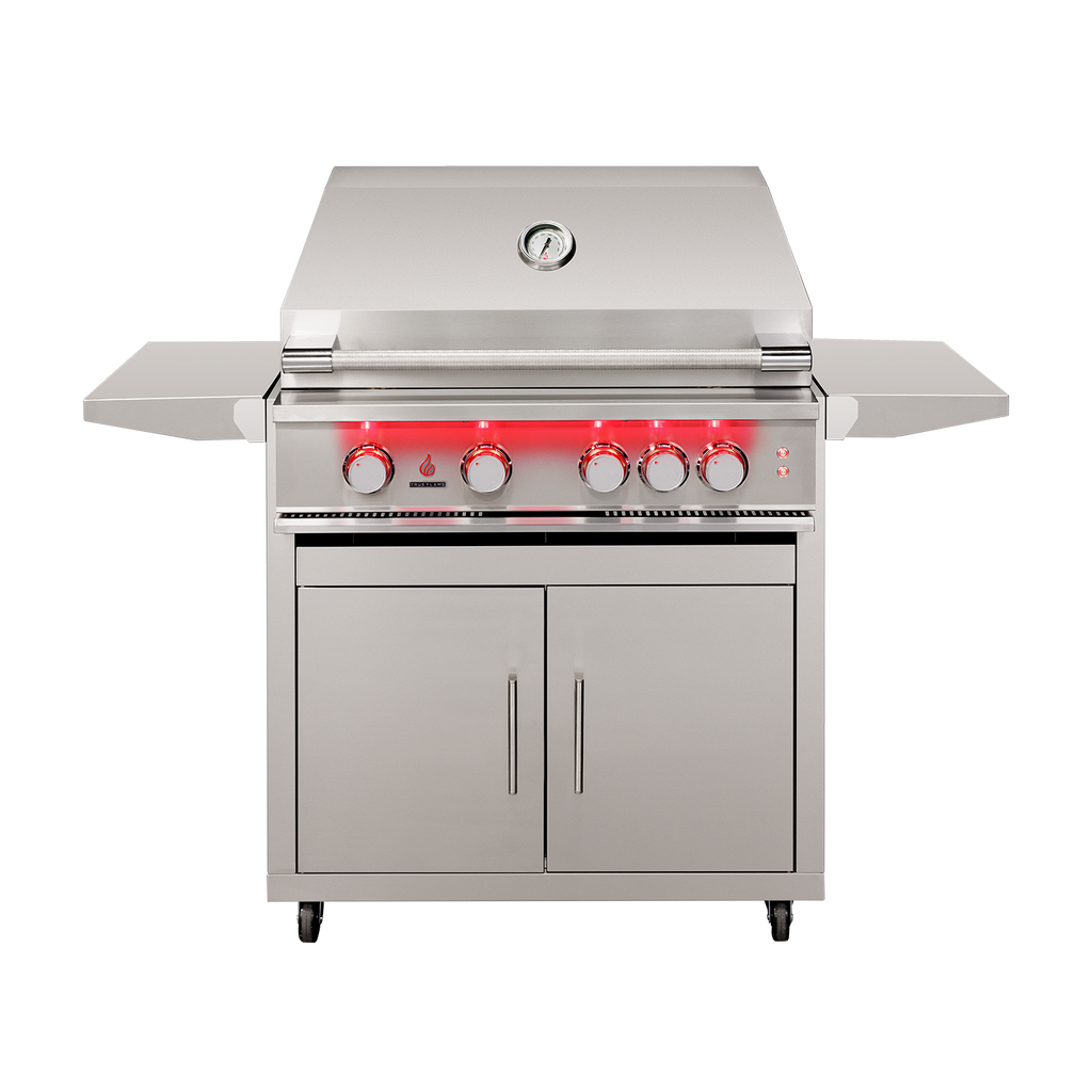 Premium TrueFlame Freestanding Grill with Enhanced Features