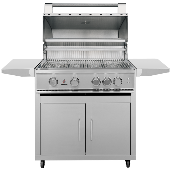TrueFlame E-Series 32-Inch 4-Burner Freestanding Gas Grill (TFE32+CART-TF-32DC)