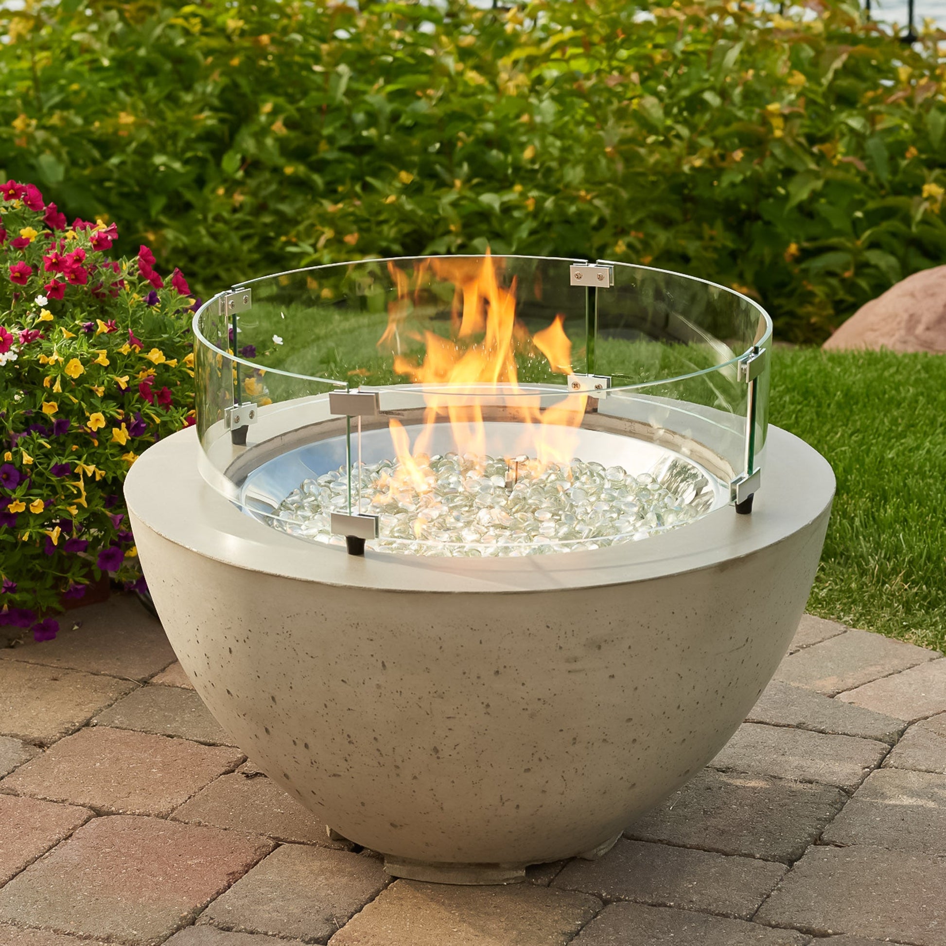 Cove 29-Inch Round Gas Fire Pit Bowl