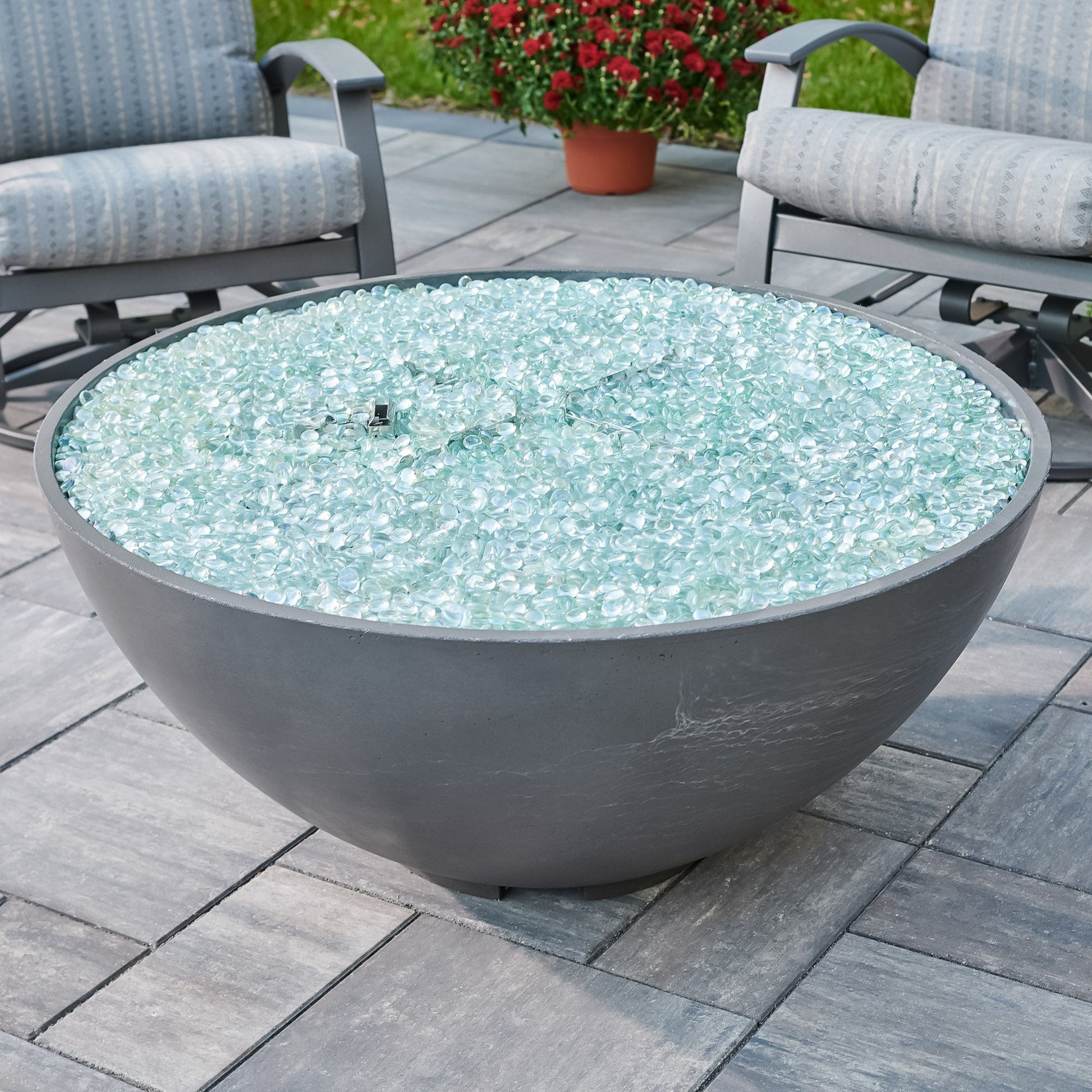 Cove 42-Inch Edge Round Gas Fire Pit Bowl