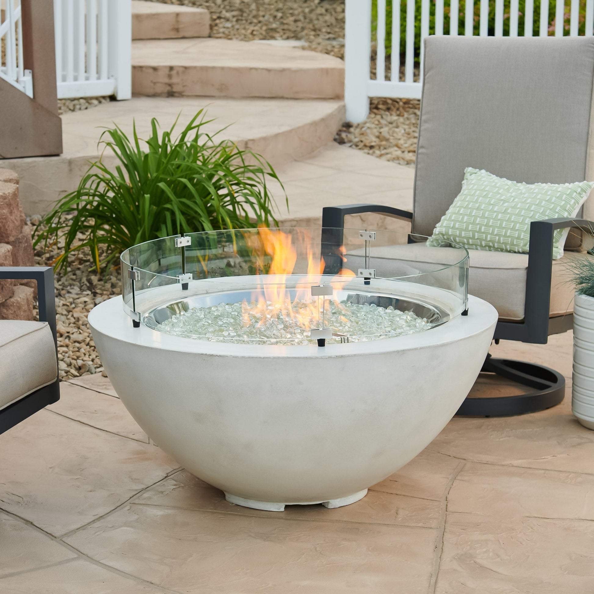 Cove 42-Inch Round Gas Fire Pit Bowl