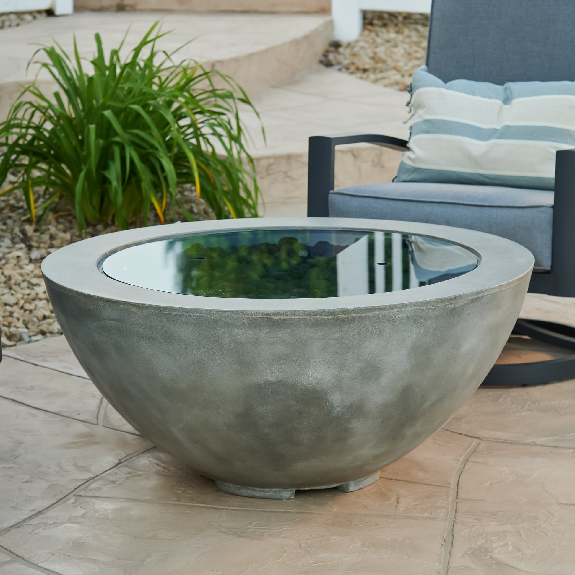 Cove 42-Inch Round Gas Fire Pit Bowl