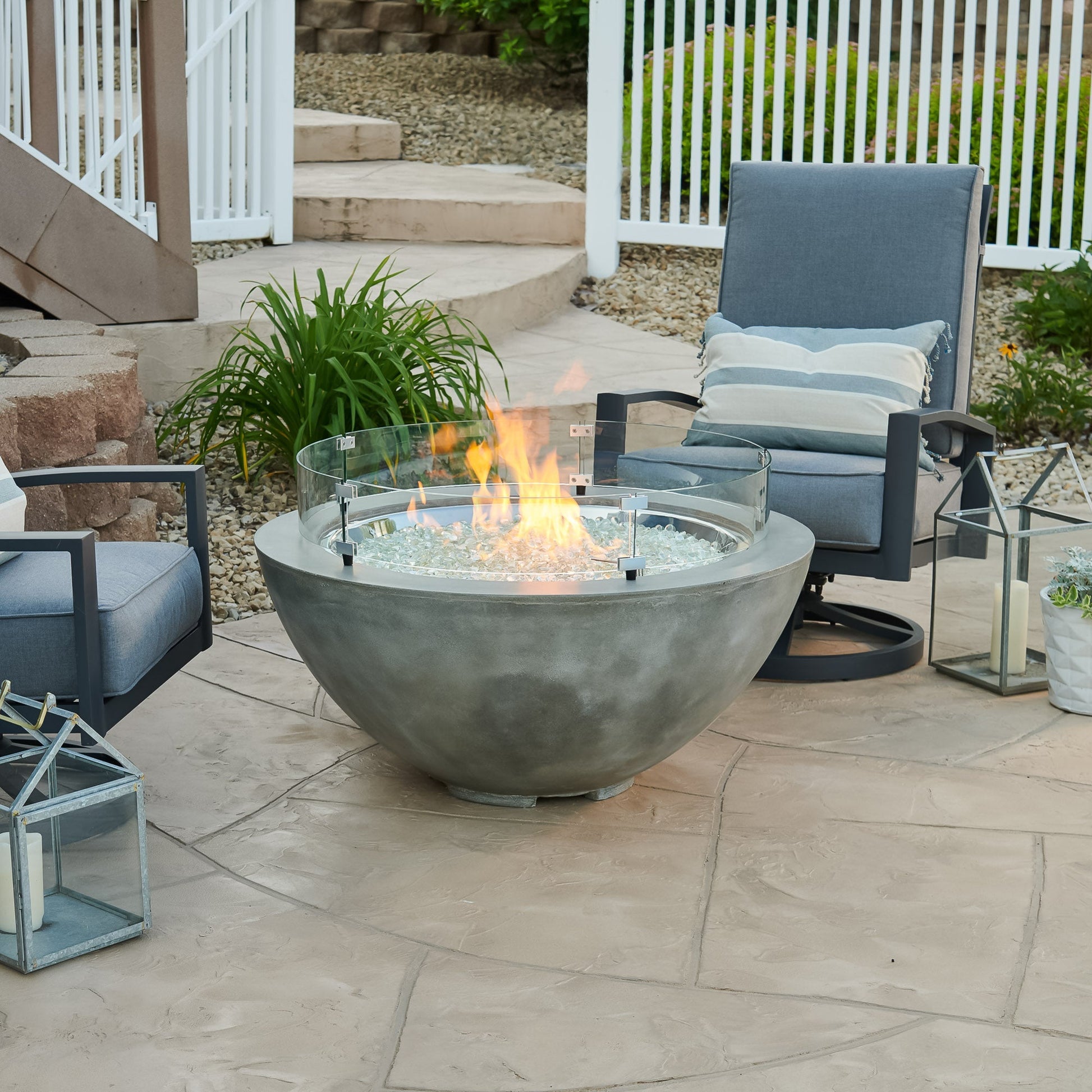 Cove 42-Inch Round Gas Fire Pit Bowl