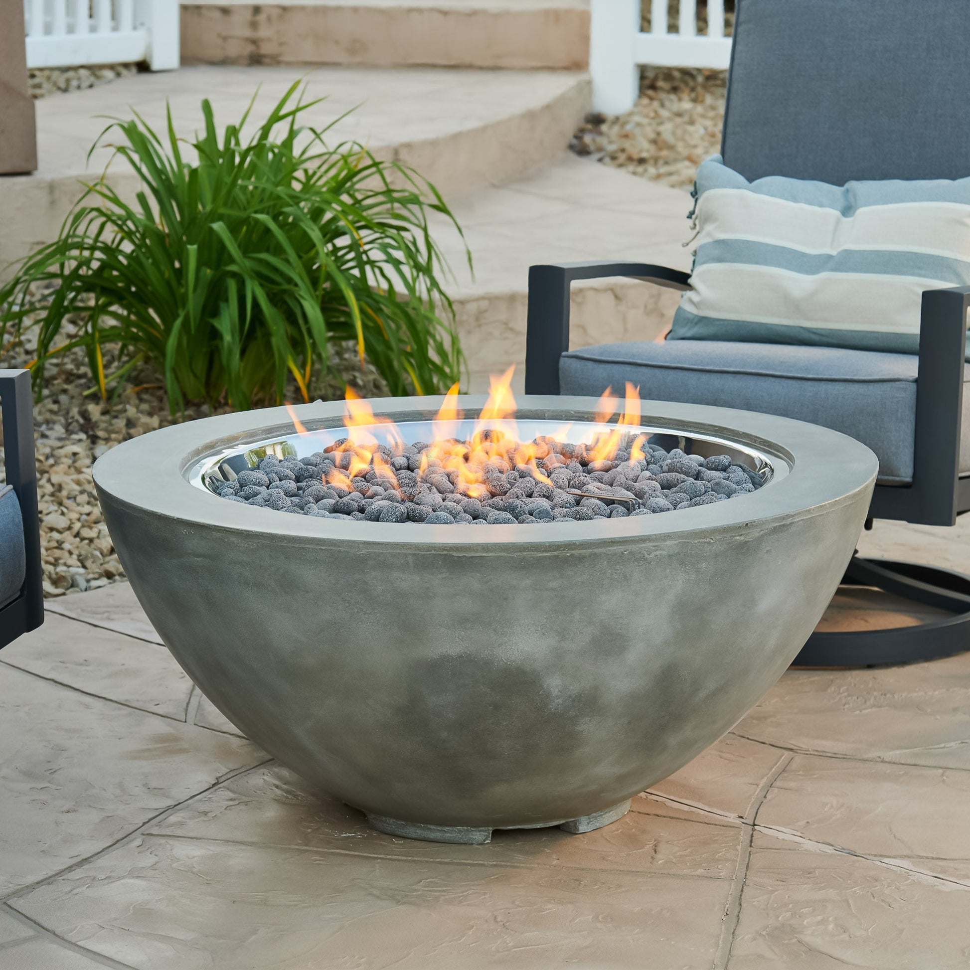Cove 42-Inch Round Gas Fire Pit Bowl