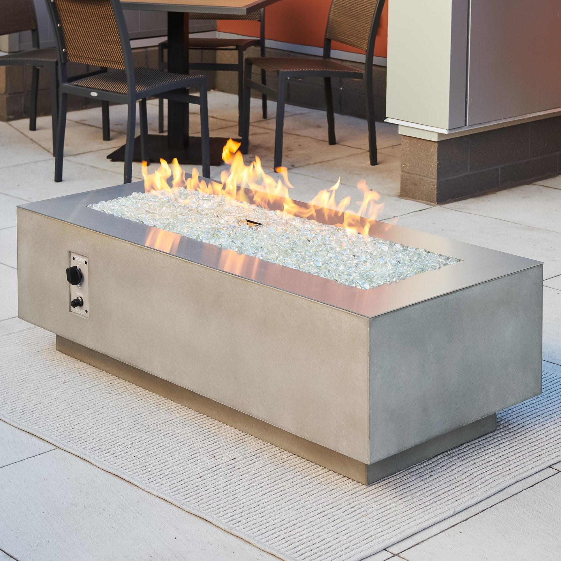 Cove 54-Inch Linear Gas Fire Pit Table