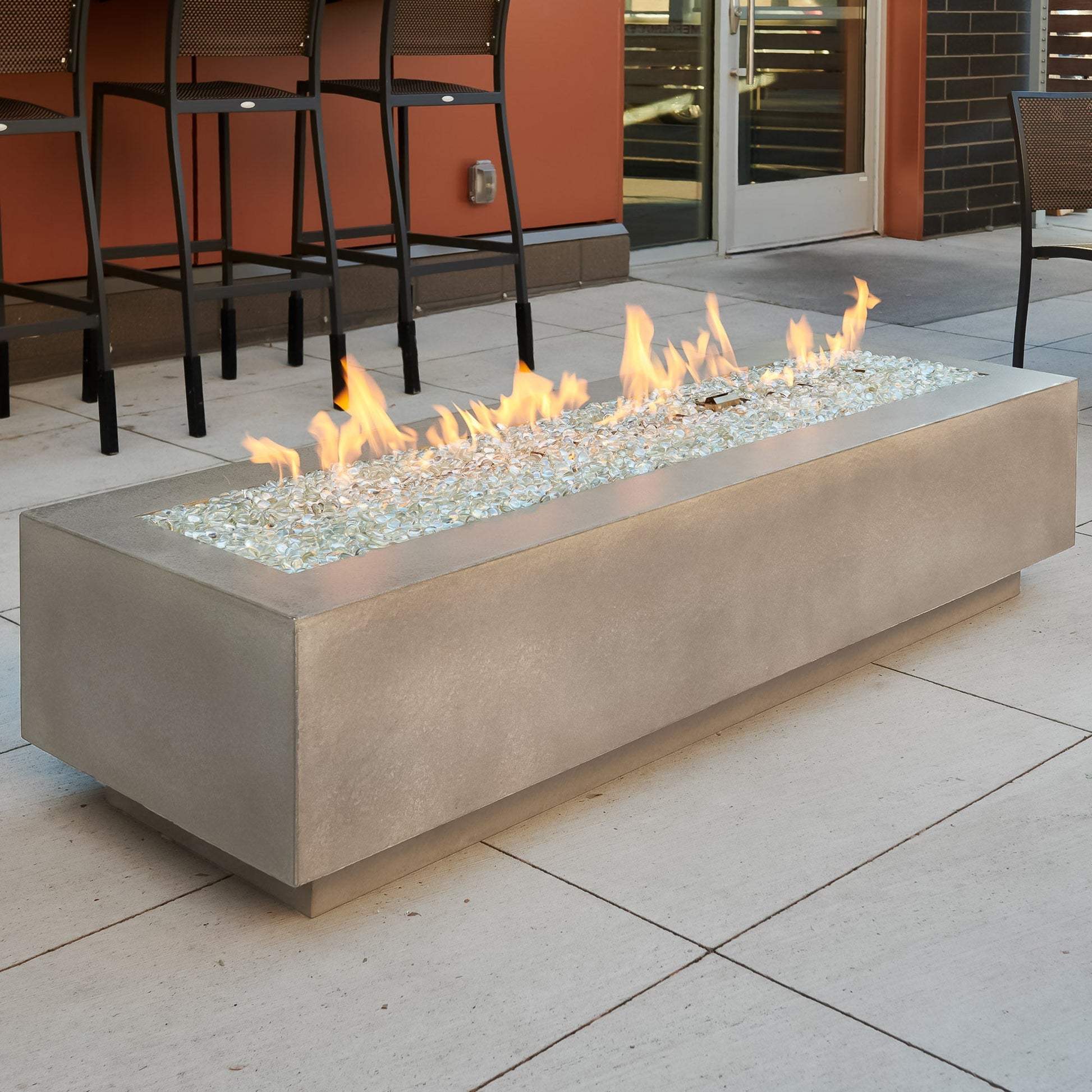 Cove 72-Inch Linear Gas Fire Pit Table