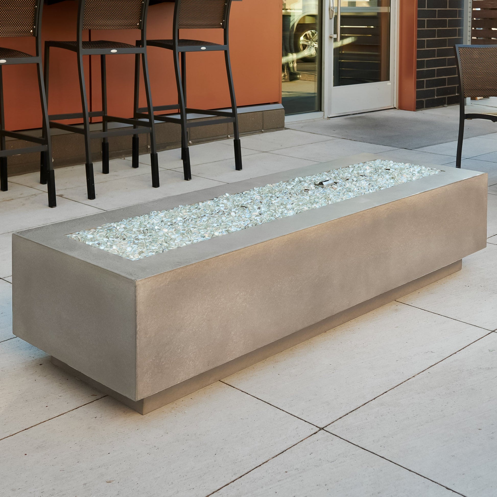 Cove 72-Inch Linear Gas Fire Pit Table