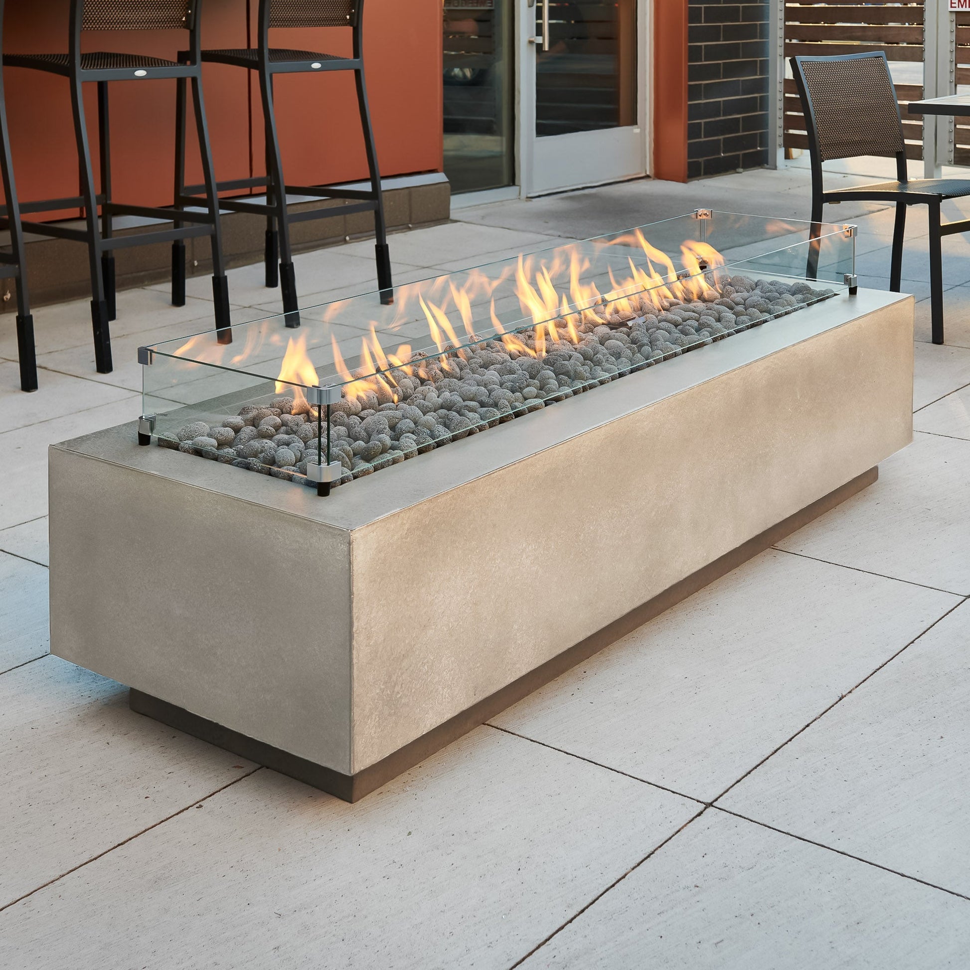 Cove 72-Inch Linear Gas Fire Pit Table