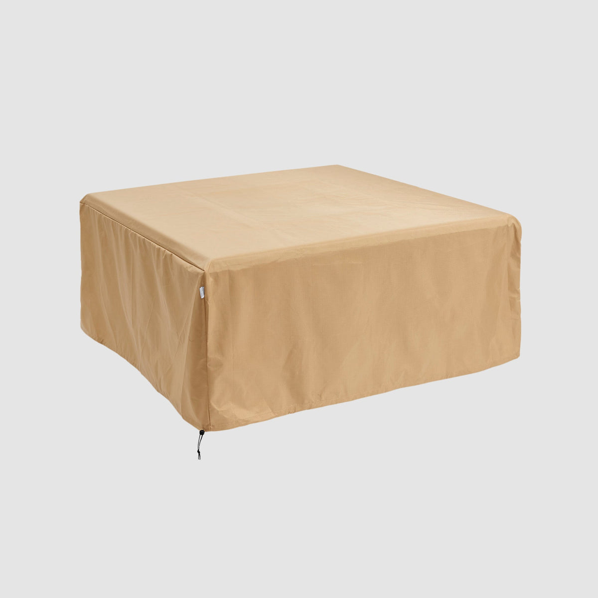 Sierra Square Fire Table Protective Cover in tan