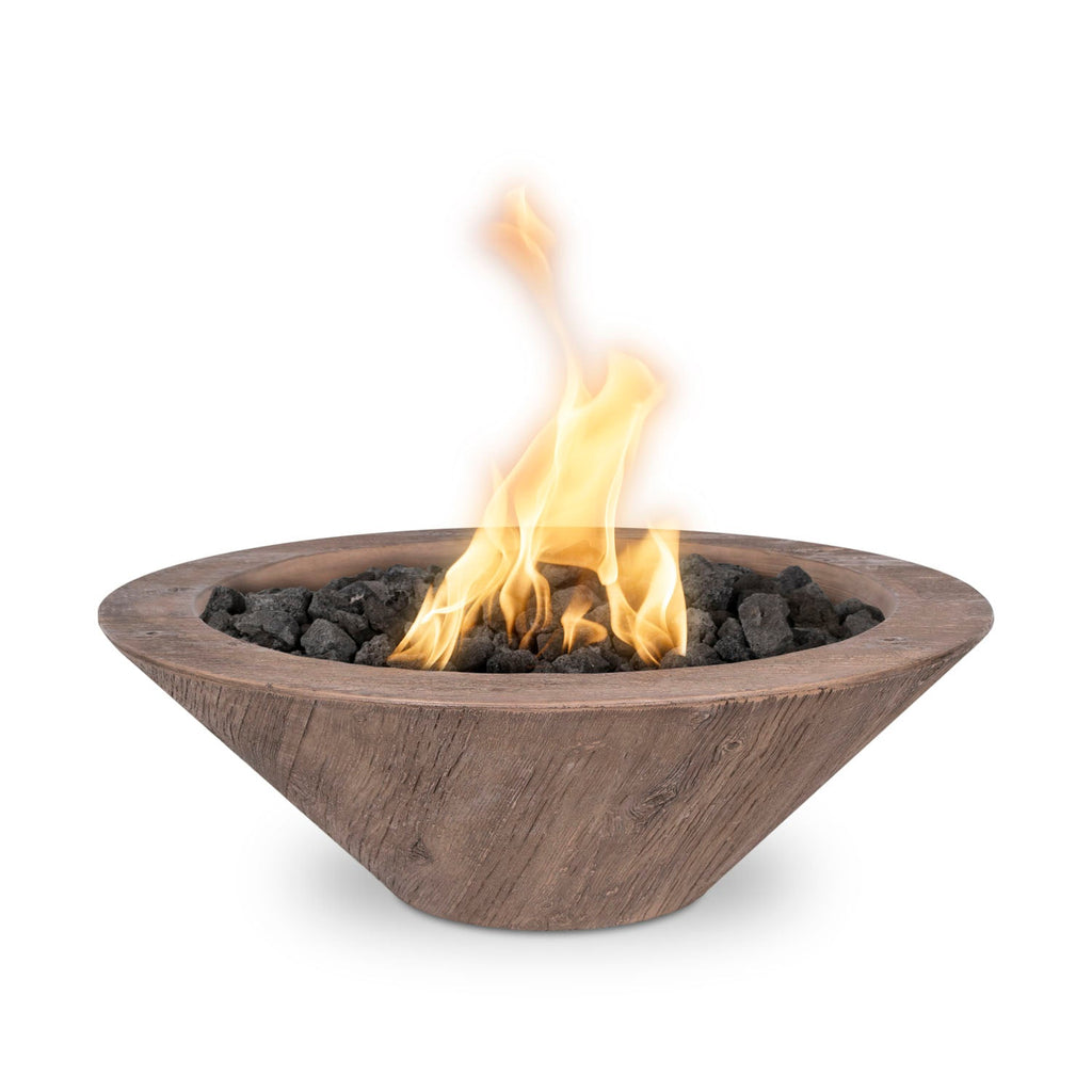 Cazo Fire Bowl - GFRC Wood Grain - 32"