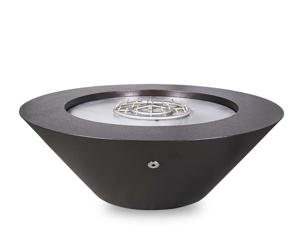 Brasero Cazo de 48" de ancho con recubrimiento en polvo de The Outdoor Plus 