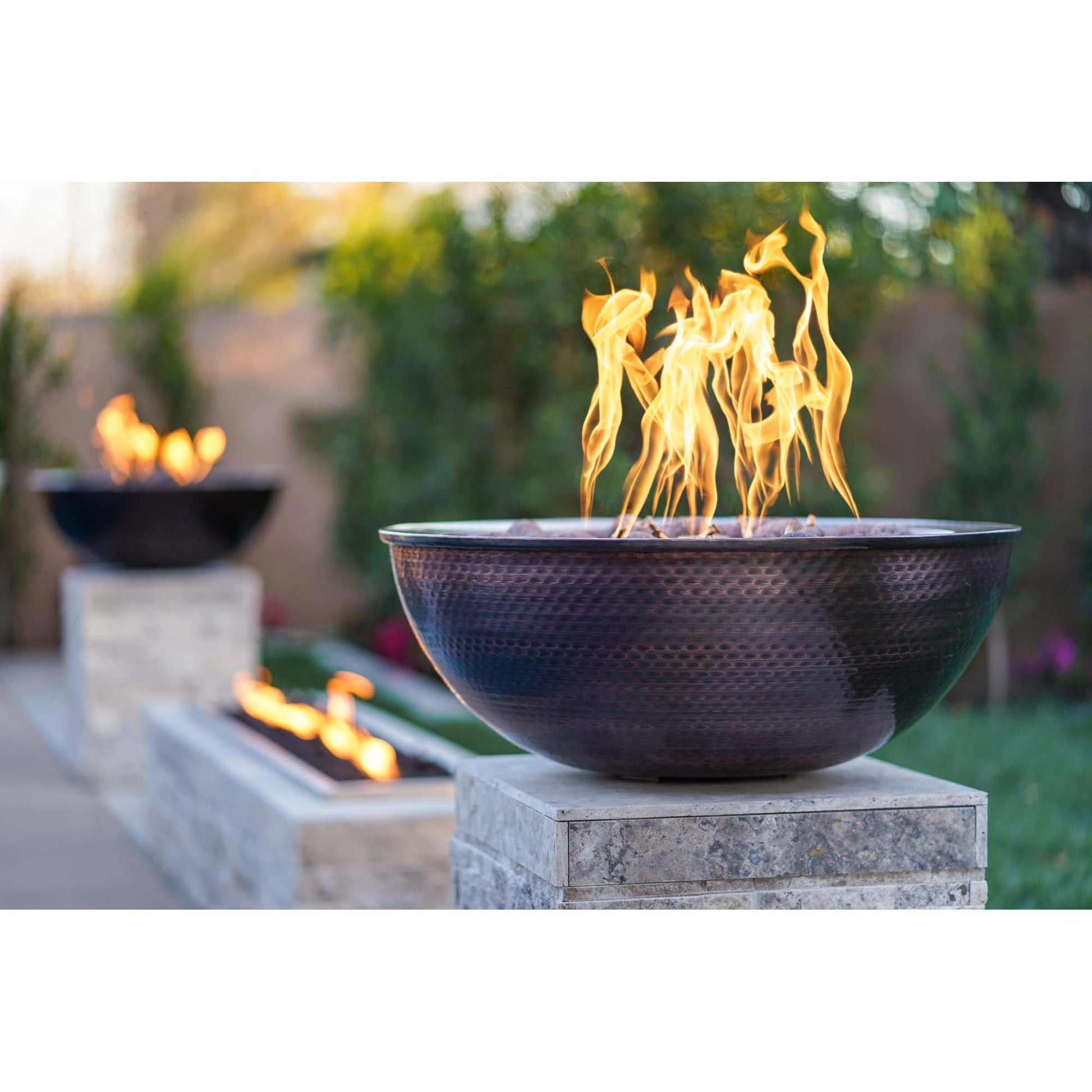 Sedona Fire Bowl - Hammered Copper