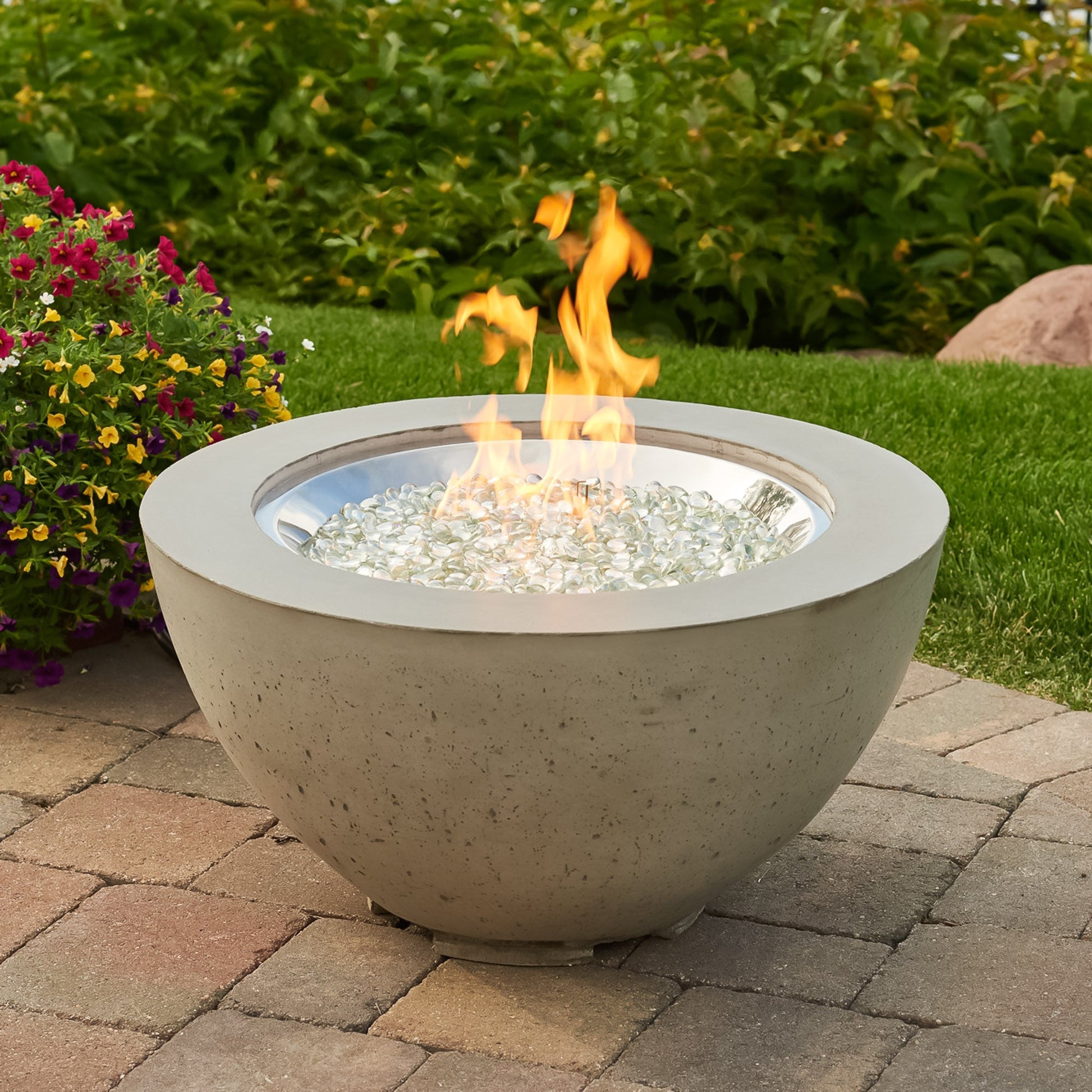 Cove 29-Inch Round Gas Fire Pit Bowl
