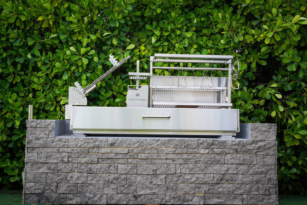 Tagwood BBQ Argentine Santa Maria Wood Fire & Charcoal Grill - BBQ08SS