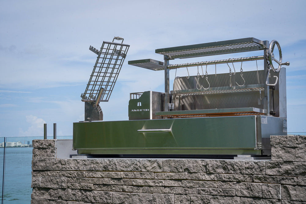 Tagwood BBQ Argentine Santa Maria Wood Fire & Charcoal Grill - BBQ08SS