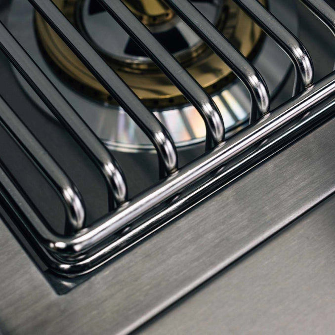 TrueFlame Built-In Double Side Burner with LED Lighting & Stainless Steel Lid (TFSB2)
