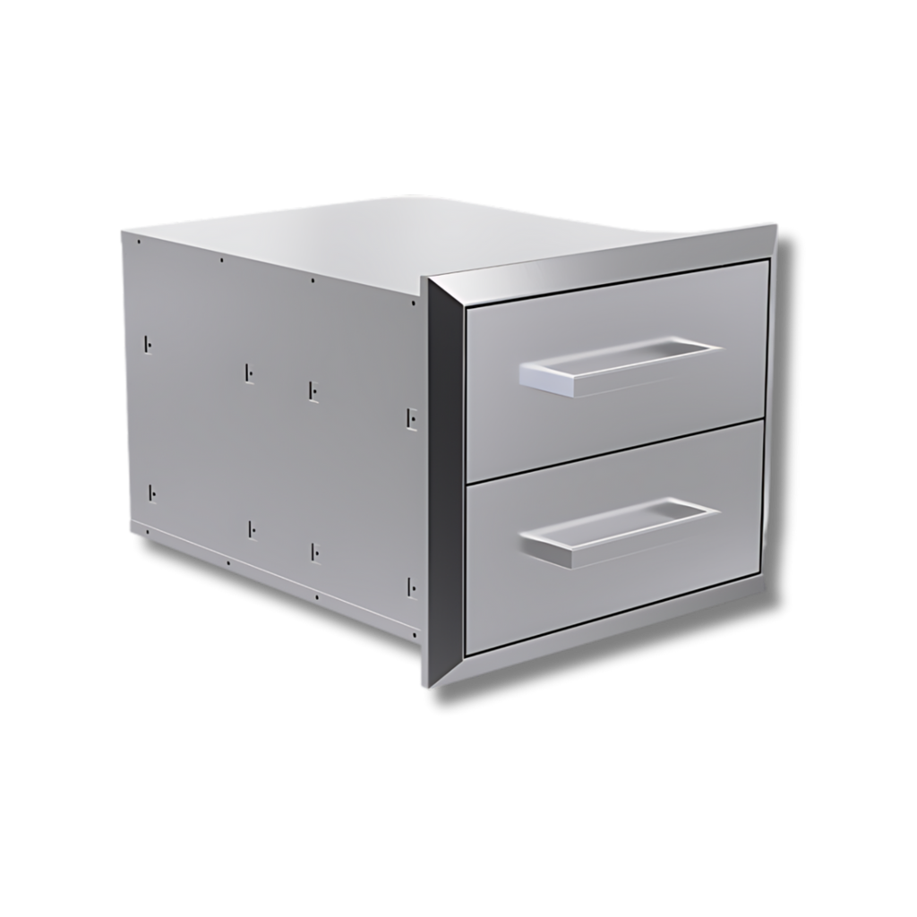 Bear Grill Double Drawers