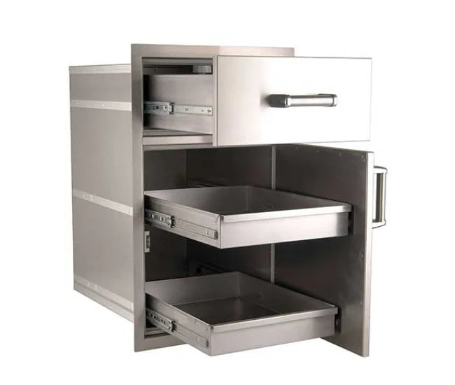 Fire Magic Flush Mount Large Pantry Door/Drawer Combo
