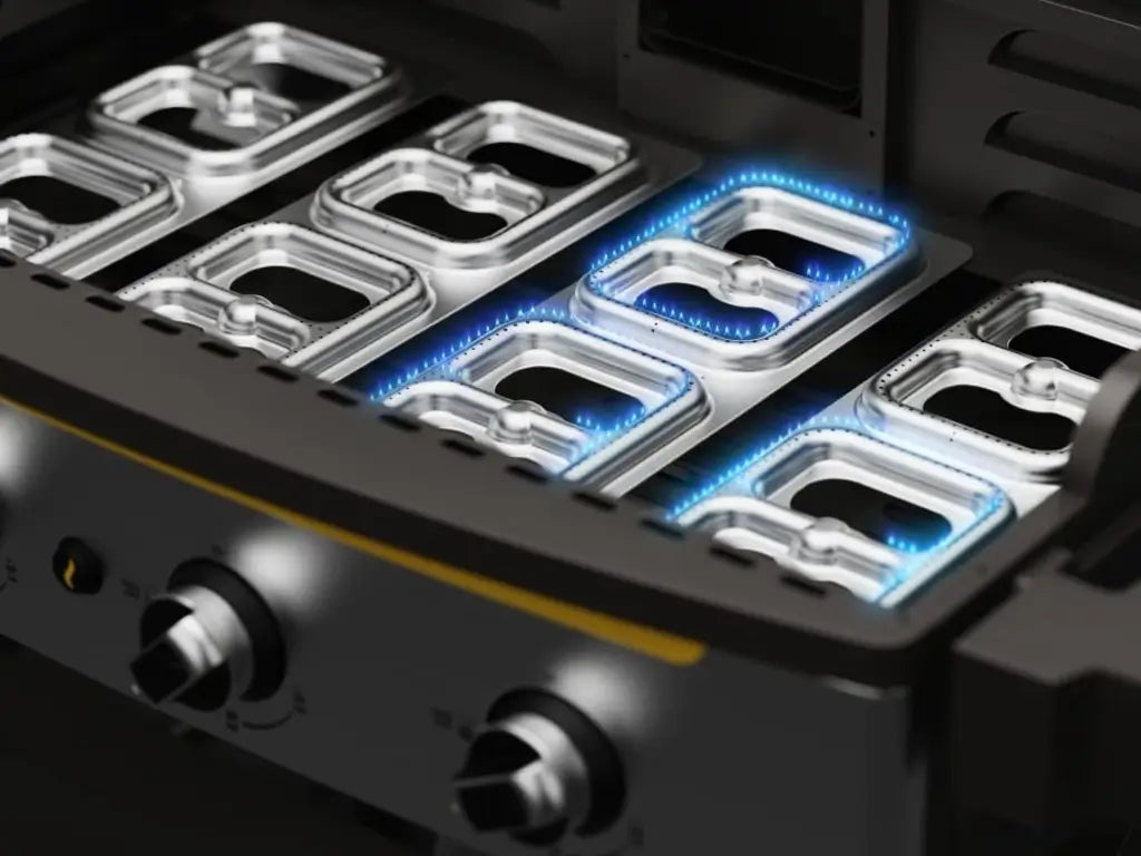 Halo Elite4B Outdoor 4 Burner Griddle