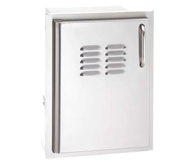 Fire Magic 20 x 14 Single Access Door with Tank Tray and Louvers, Left Hinge