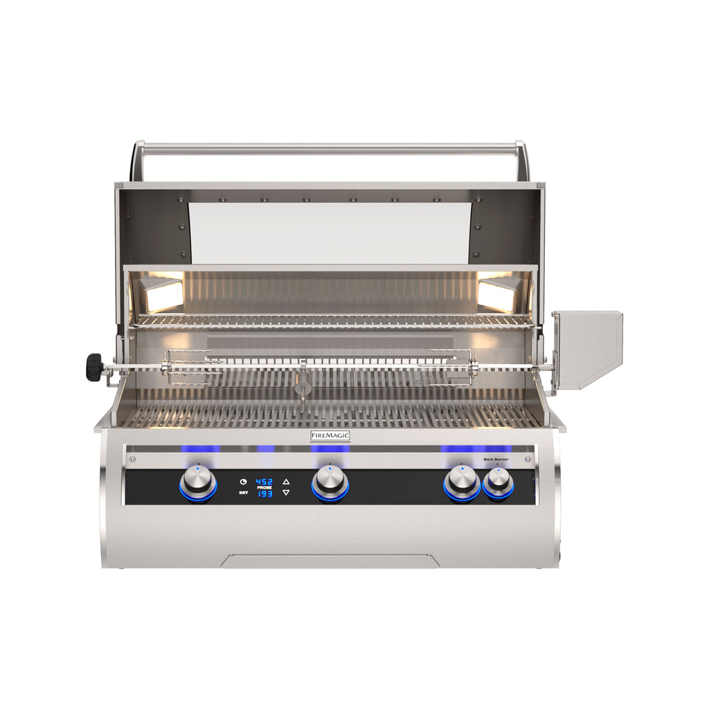 Fire Magic Echelon Diamond E790i 36-Inch Build-In Gas Grill with Rotisserie and Digital Thermometer