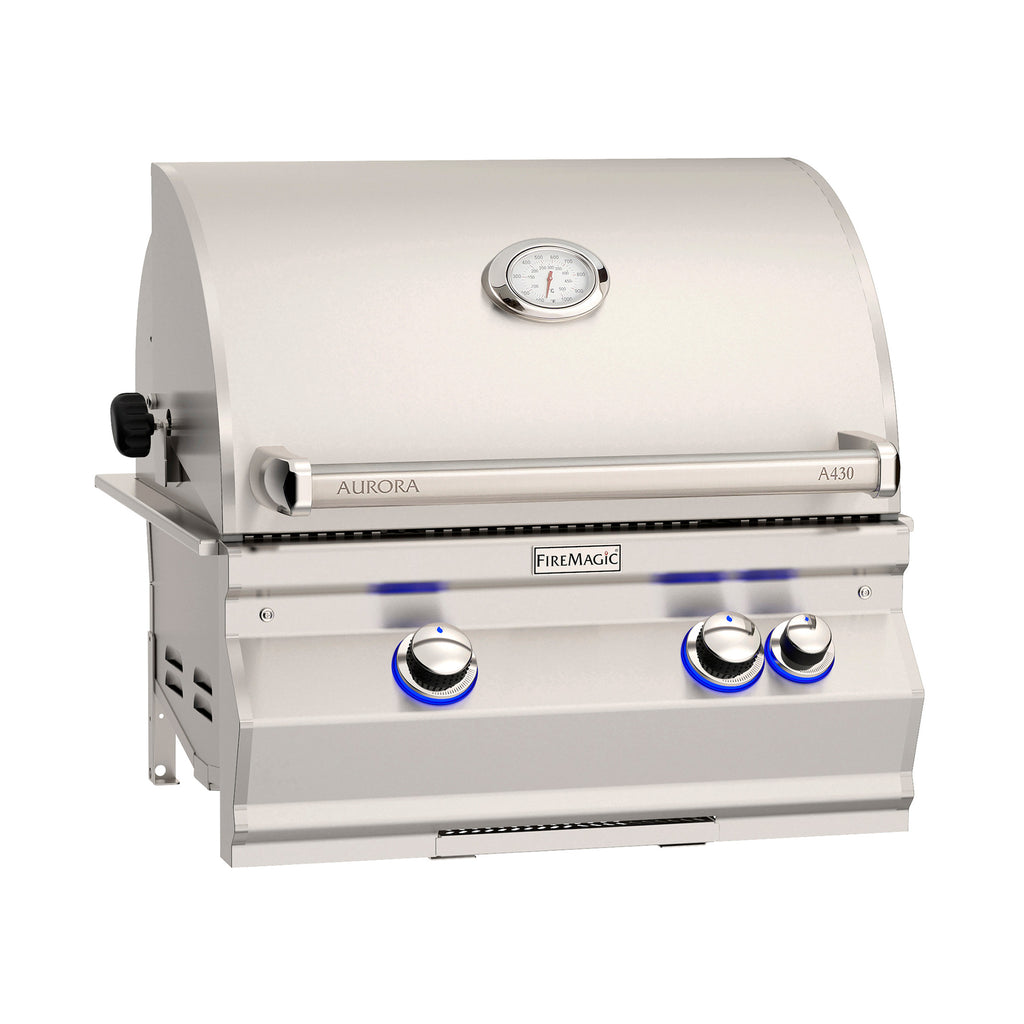 Fire Magic Aurora A430i 24-Inch Build-In Gas Grill with Rotisserie