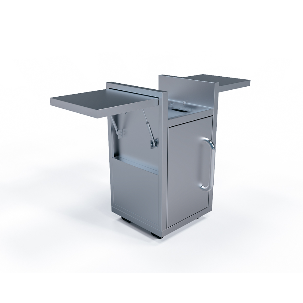 Le Griddle Stainless Steel Cart For 16-Inch Wee Griddle